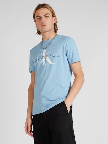 Calvin Klein Jeans T-shirt i blå: framsida