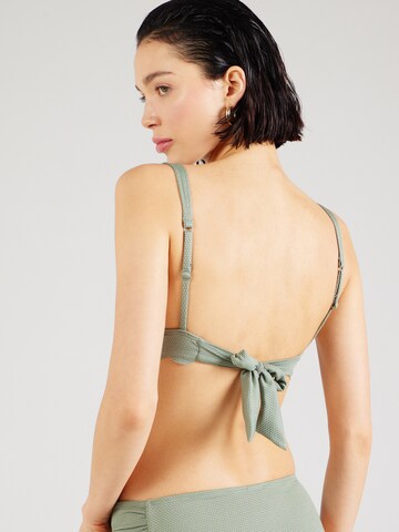 Hunkemöller - Triangular Top de biquíni 'Scallop' em verde