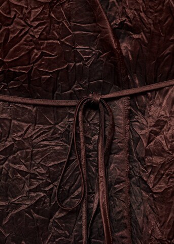 MANGO Weste 'Flor' in Braun