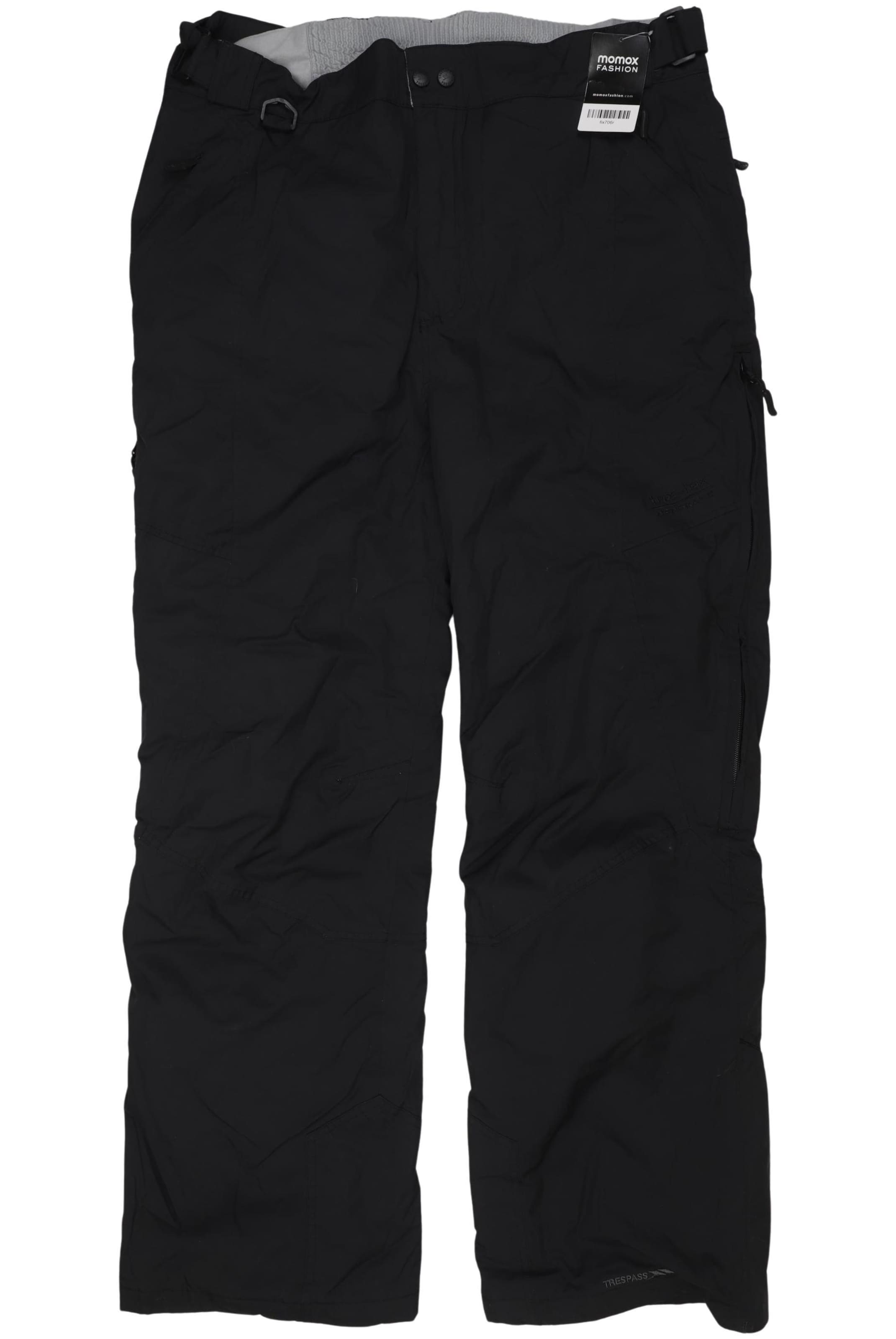 TRESPASS Stoffhose 35-36 in Schwarz: Vorderseite