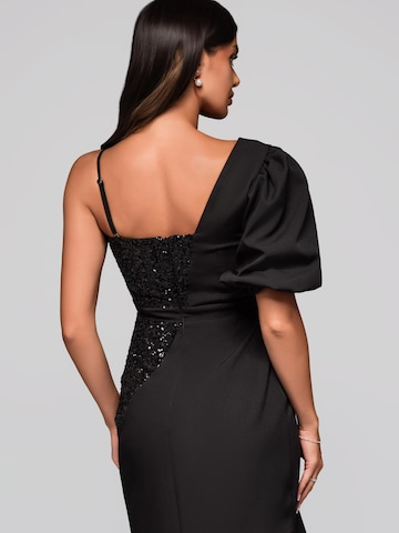 Ombre Abendkleid‌‌‌ in Schwarz