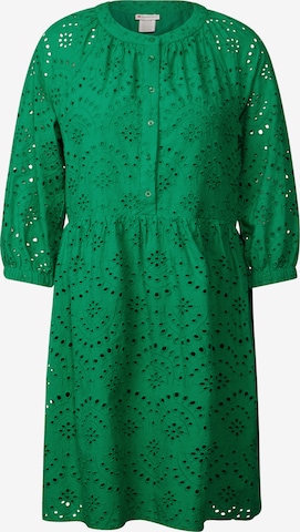 STREET ONE Shirt Dress in Green: front