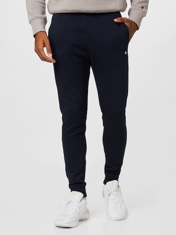 Champion Authentic Athletic Apparel Ozke Športne hlače | modra barva: sprednja stran