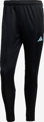 Pantaloni sport 'Tiro' de la ADIDAS PERFORMANCE pe negru: față