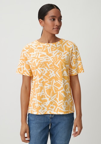 comma casual identity Shirt in Geel: voorkant