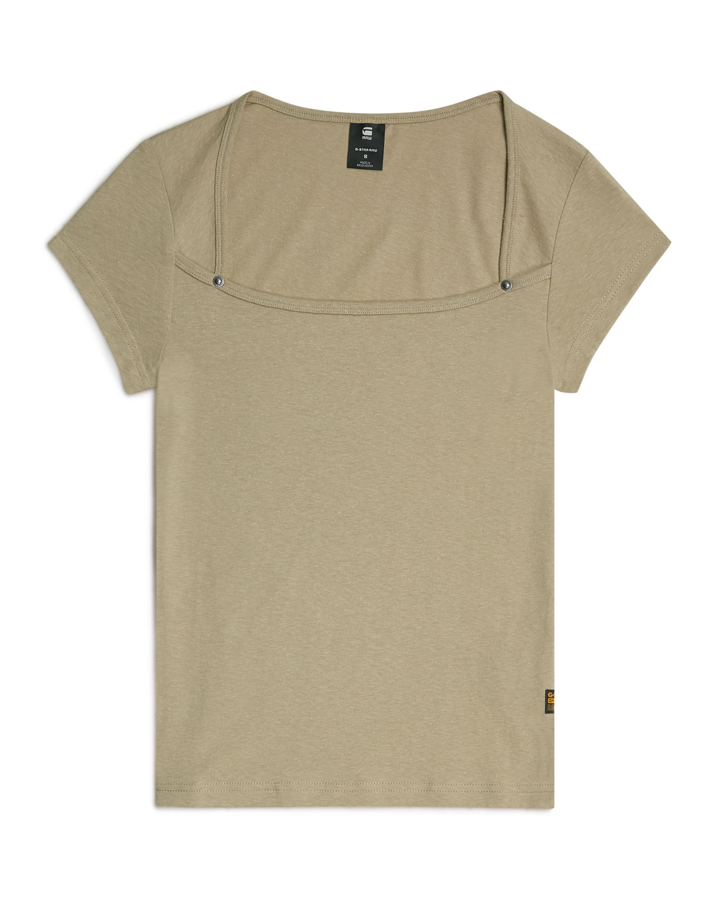 G-STAR Shirt 'Sweet Heart' in Beige: voorkant