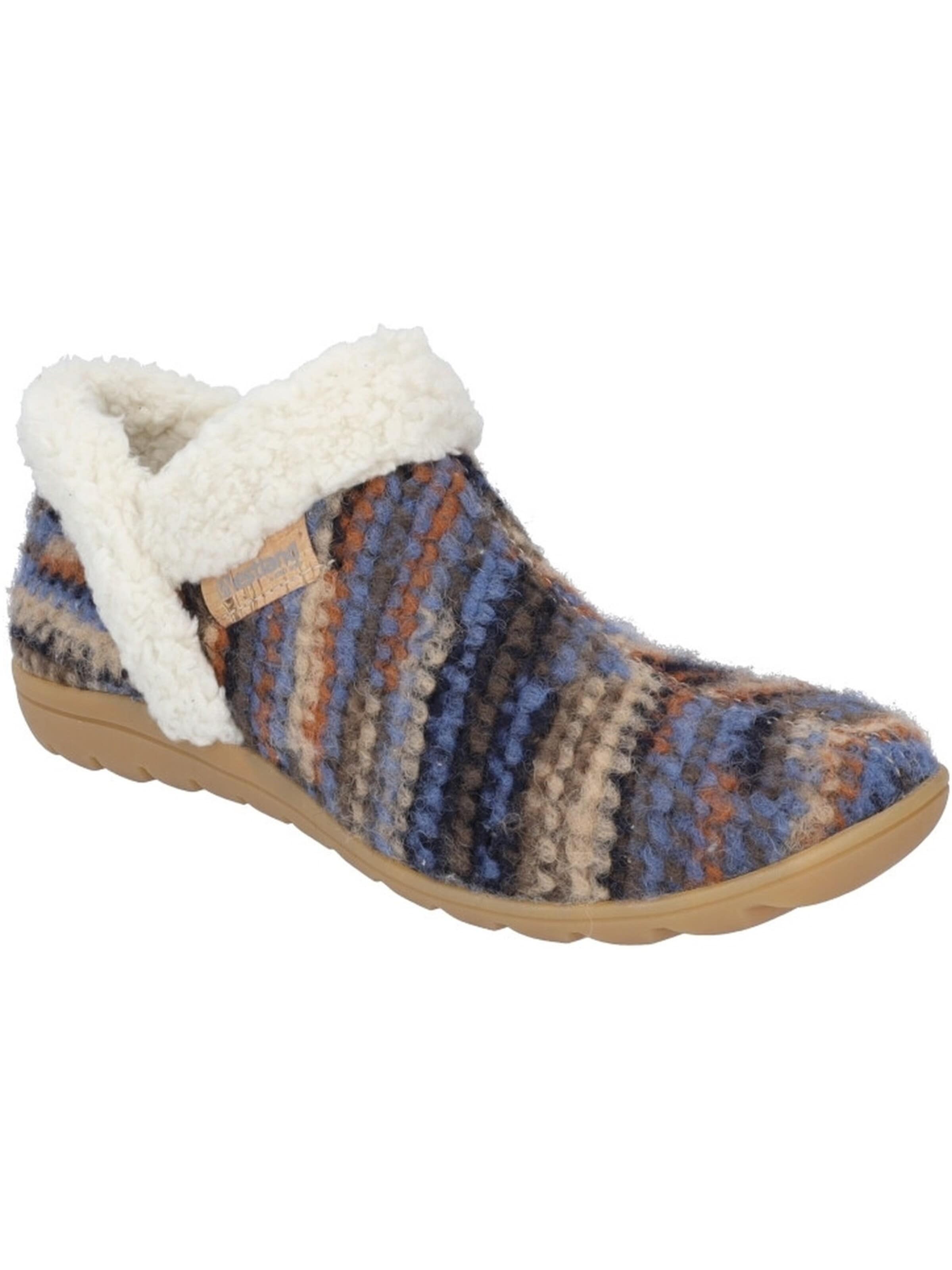 Westland Slippers 'Cadiz 03' in Blue: front