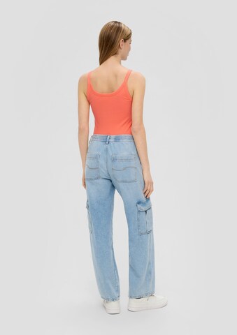 QS Top in Orange: Rückseite