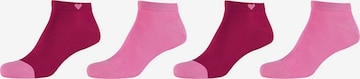 camano Socks in Pink: front