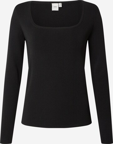 ICHI Sweater 'Ihmatise' in Black: front