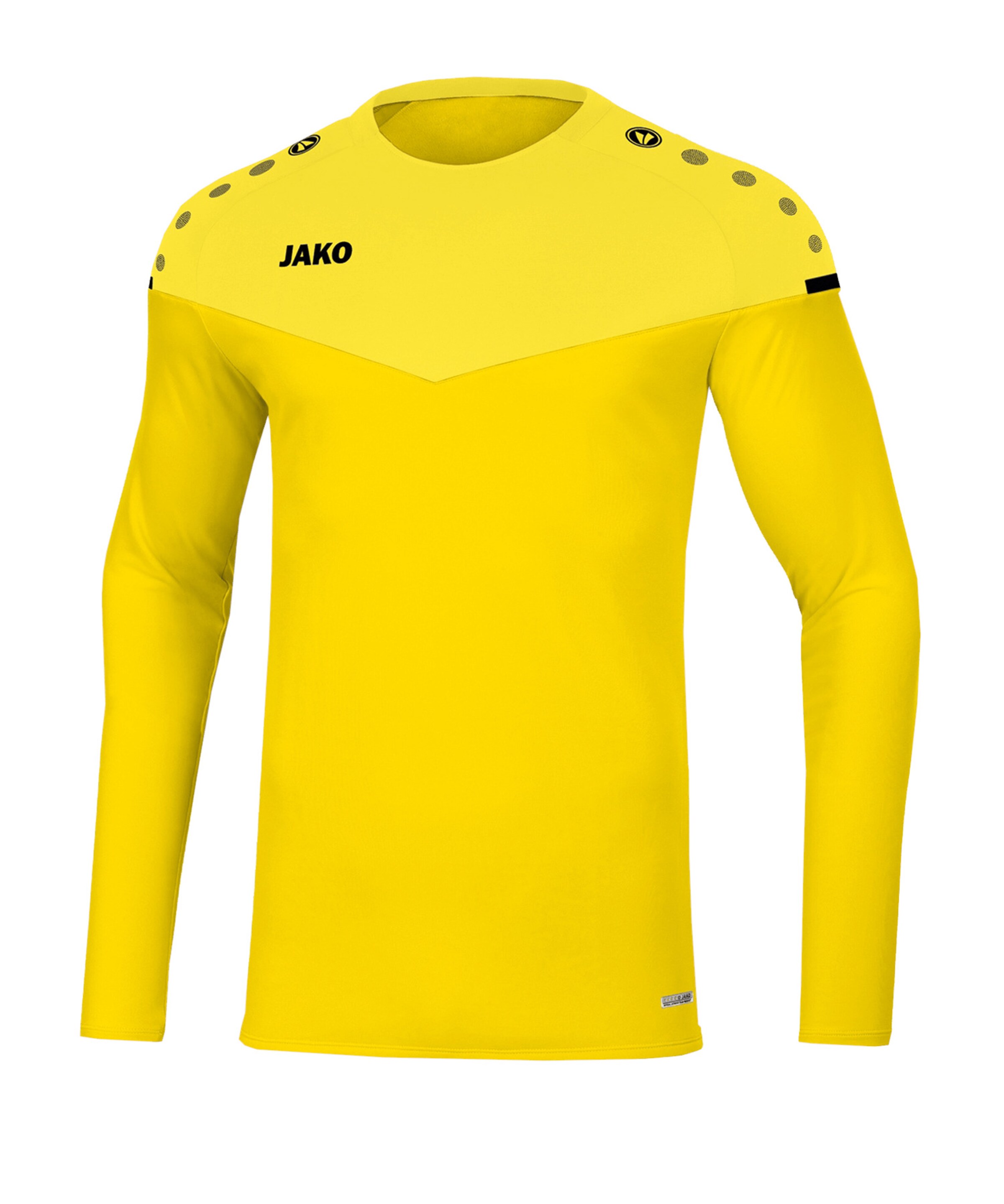 JAKO Sportsweatshirt in Gelb: Vorderseite