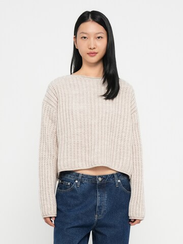 DRYKORN Pullover 'IMENY' in Braun: Vorderseite