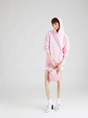 OH APRIL Свитшот 'Boyfriend Hoodie Blush Breezy' в Ярко-розовый