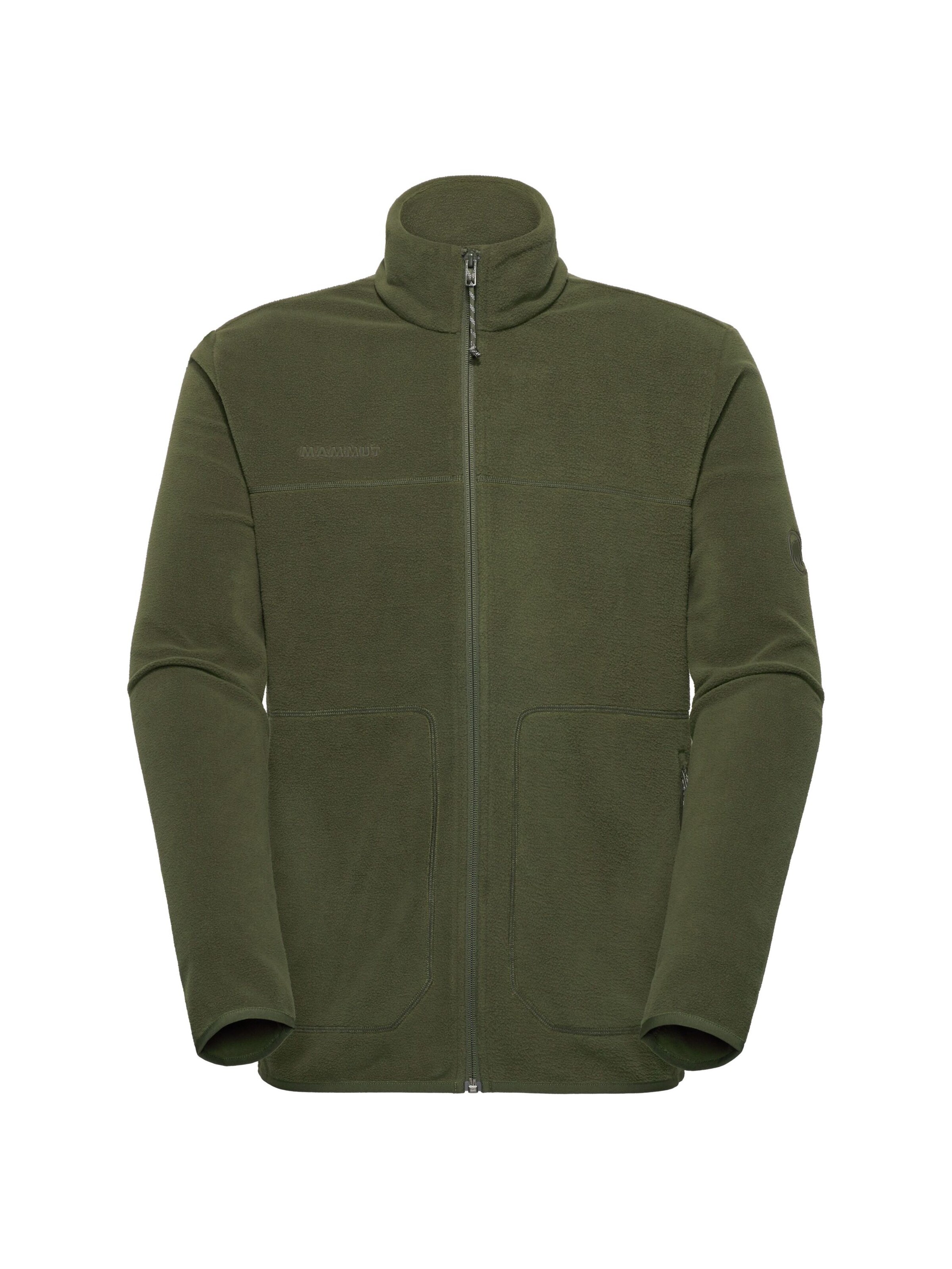 MAMMUT Athletic Fleece Jacket in Green: front