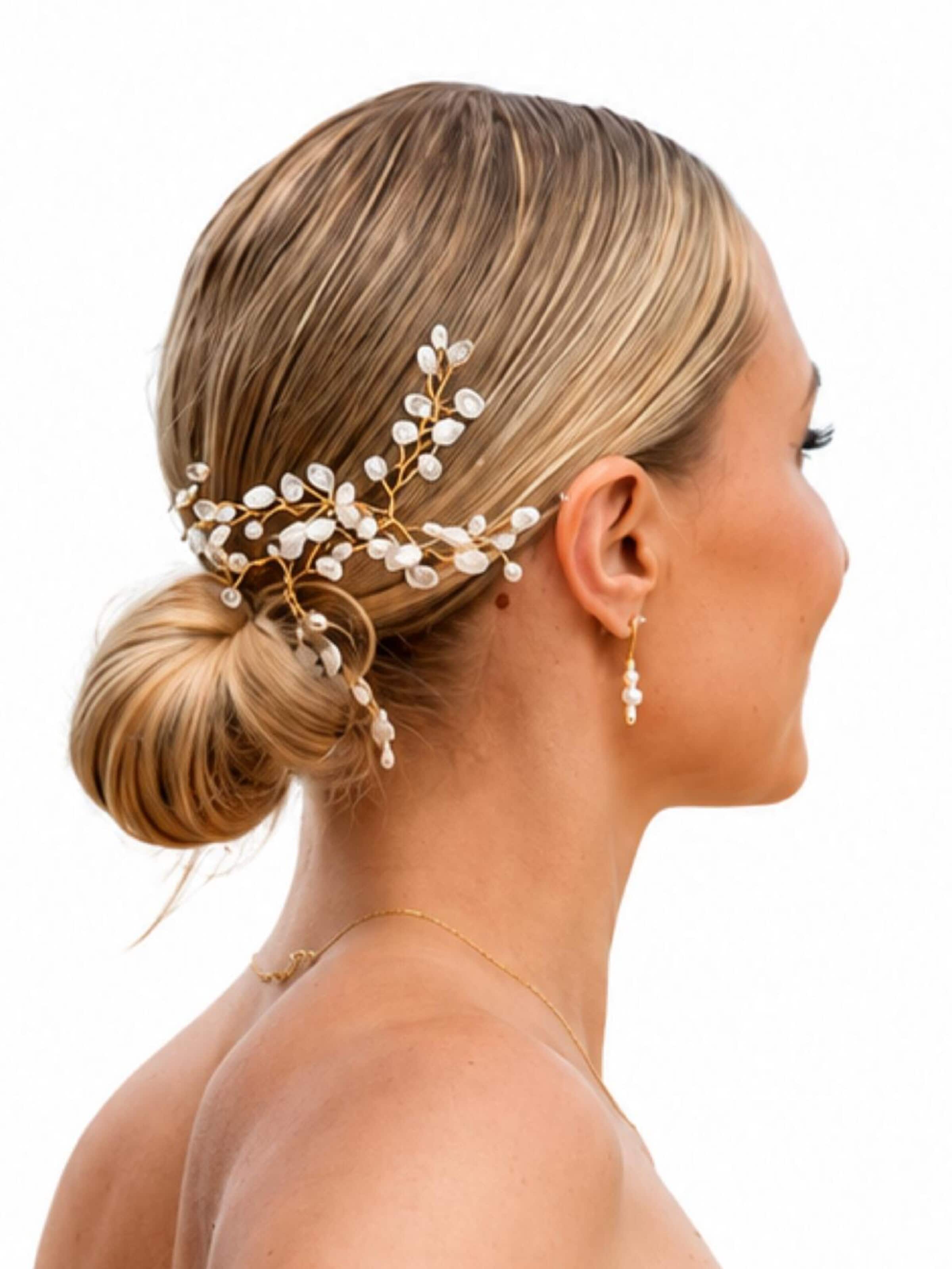 Sally Jane Bridal Hair jewelry in Gold