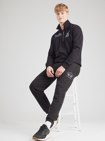 La Martina Tapered Παντελόνι σε μαύρο