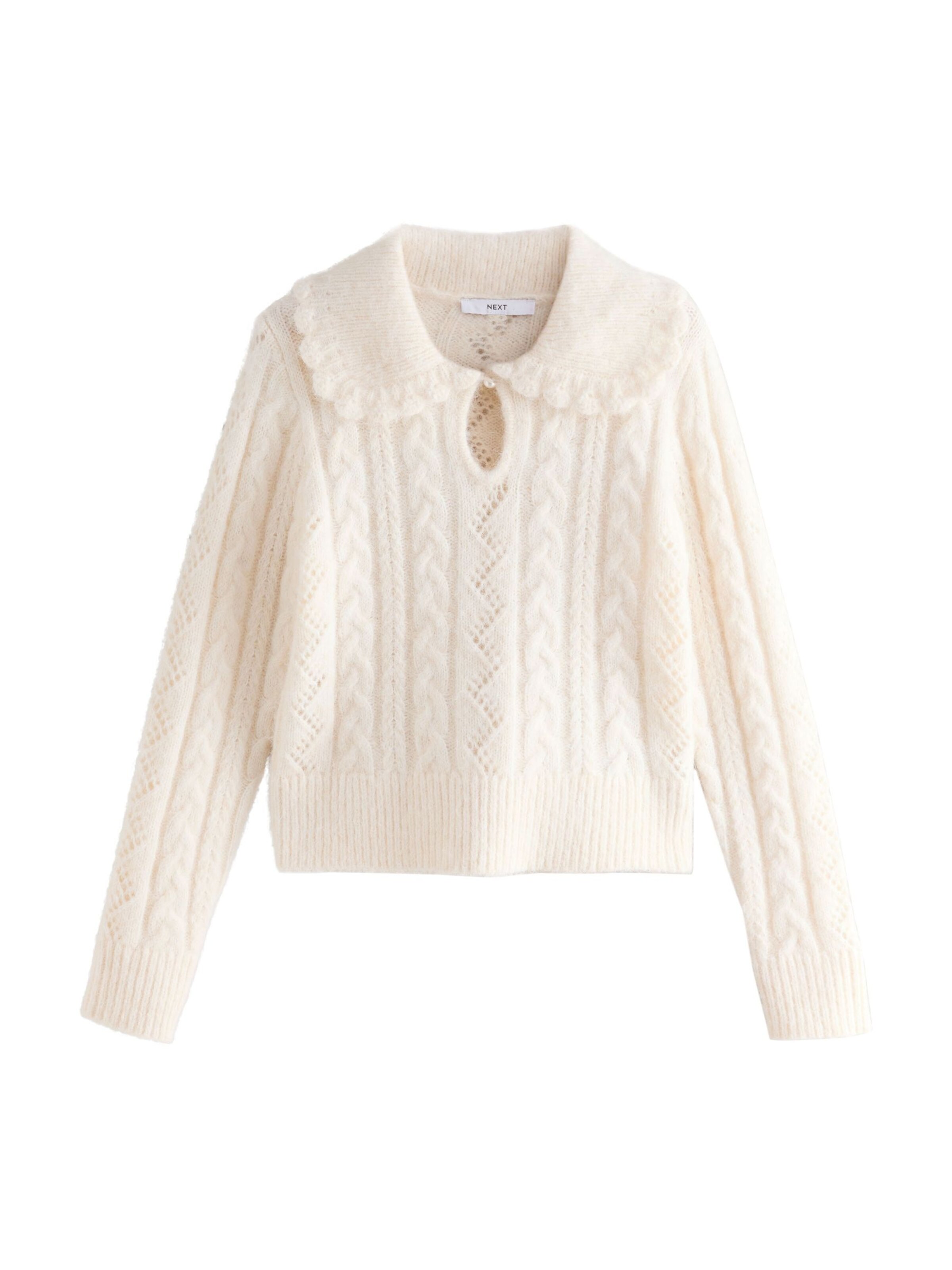 Pull-over Next en beige : devant