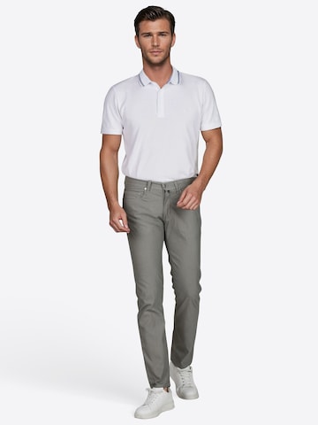PIERRE CARDIN Tapered Chino trousers 'Lyon' in Grey