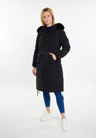 usha BLUE LABEL Winter coat in Black: front