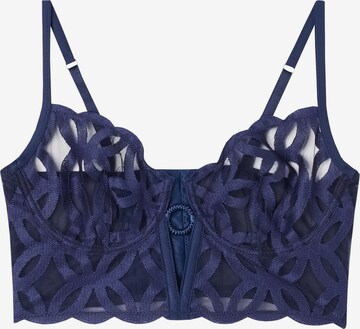 INTIMISSIMI Bra 'CRAFTED ELEGANCE' in Blue: front