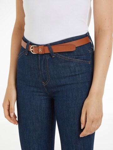 TOMMY HILFIGER Belt 'Essential' in Brown: front