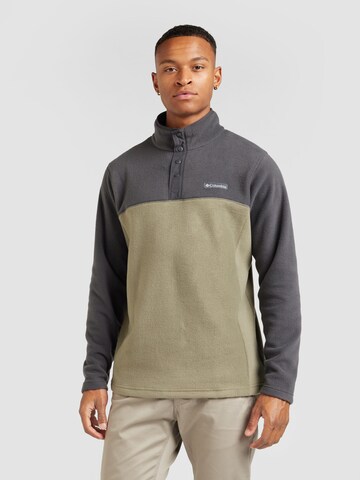 Pull-over de sport 'Steens Mountain' COLUMBIA en vert : devant