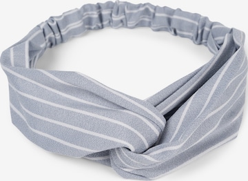 styleBREAKER Haarschmuck 'Haarband mit Streifen Muster und Twist Knoten' in Grau: Vorderseite