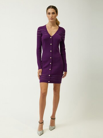 Robes en maille 'Faka' Influencer en violet
