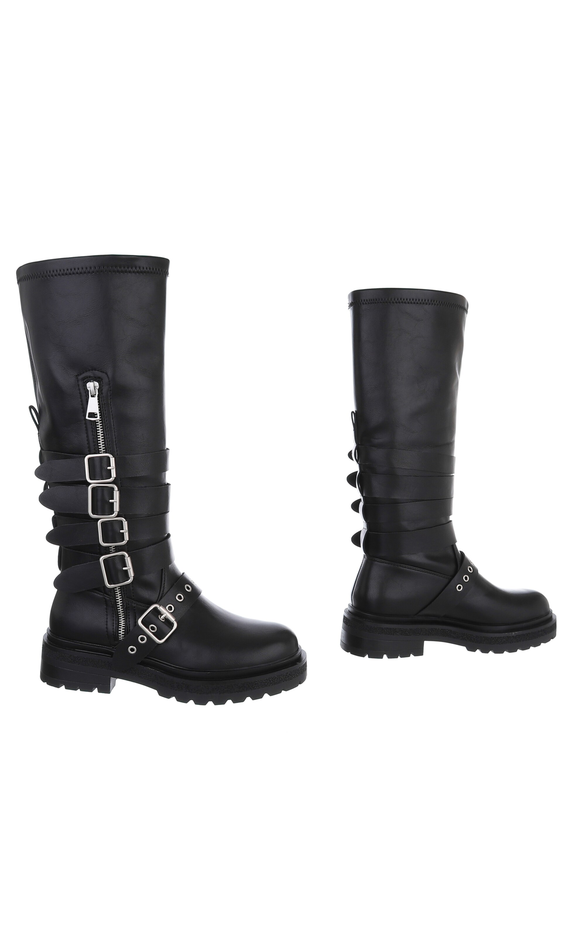 Ital-Design Stiefel in Schwarz