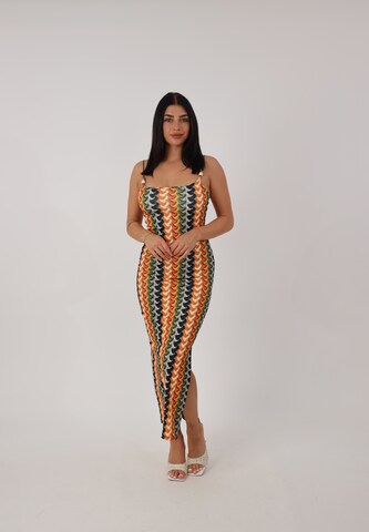 Robe d’été Elara en mélange de couleurs