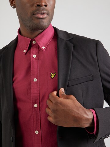 Regular fit Cămașă de la Lyle & Scott pe roșu