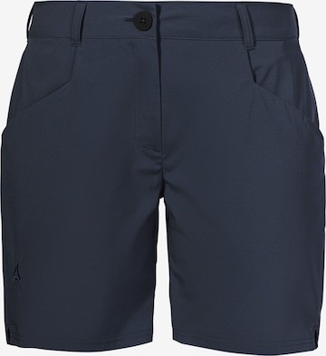 Regular Pantalon outdoor 'Smue' Schöffel en bleu : devant