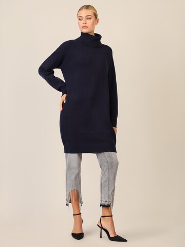 APART Knitted dress in Blue