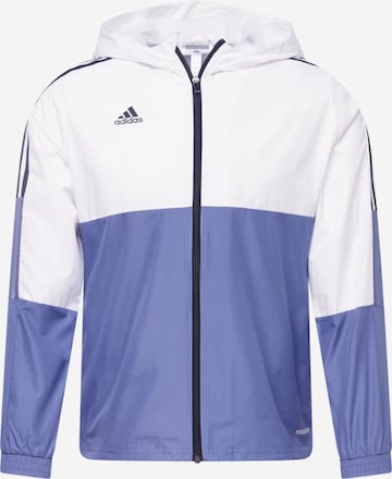 ADIDAS PERFORMANCE Athletic Jacket 'Tiro' in Blue: front