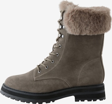 Next Сапоги на шнуровке в Серый: спереди