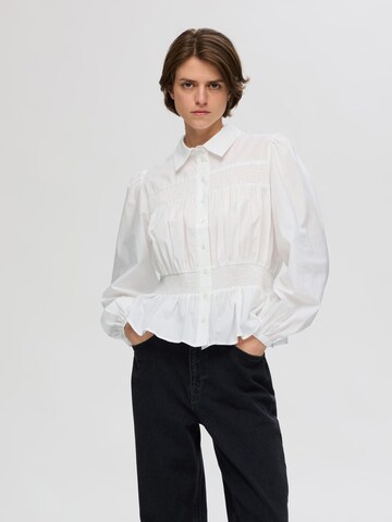 SELECTED Bluse in Weiß: Vorderseite