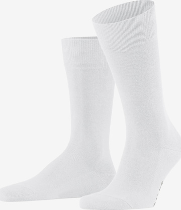 FALKE Socks 'Family' in White: front