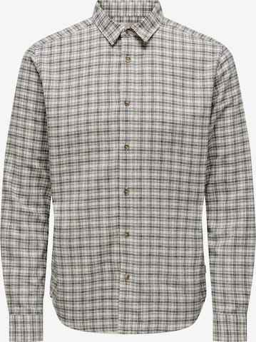 Chemise 'ONSGudmund' Only & Sons en blanc : devant