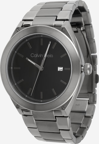 Calvin Klein - Reloj analógico en gris: frente