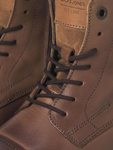 JACK & JONES Lace-Up Boots 'JFWTremor' in Brown