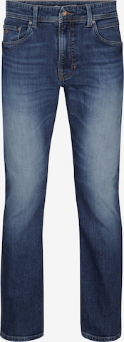 Jean Petrol Industries en bleu : devant