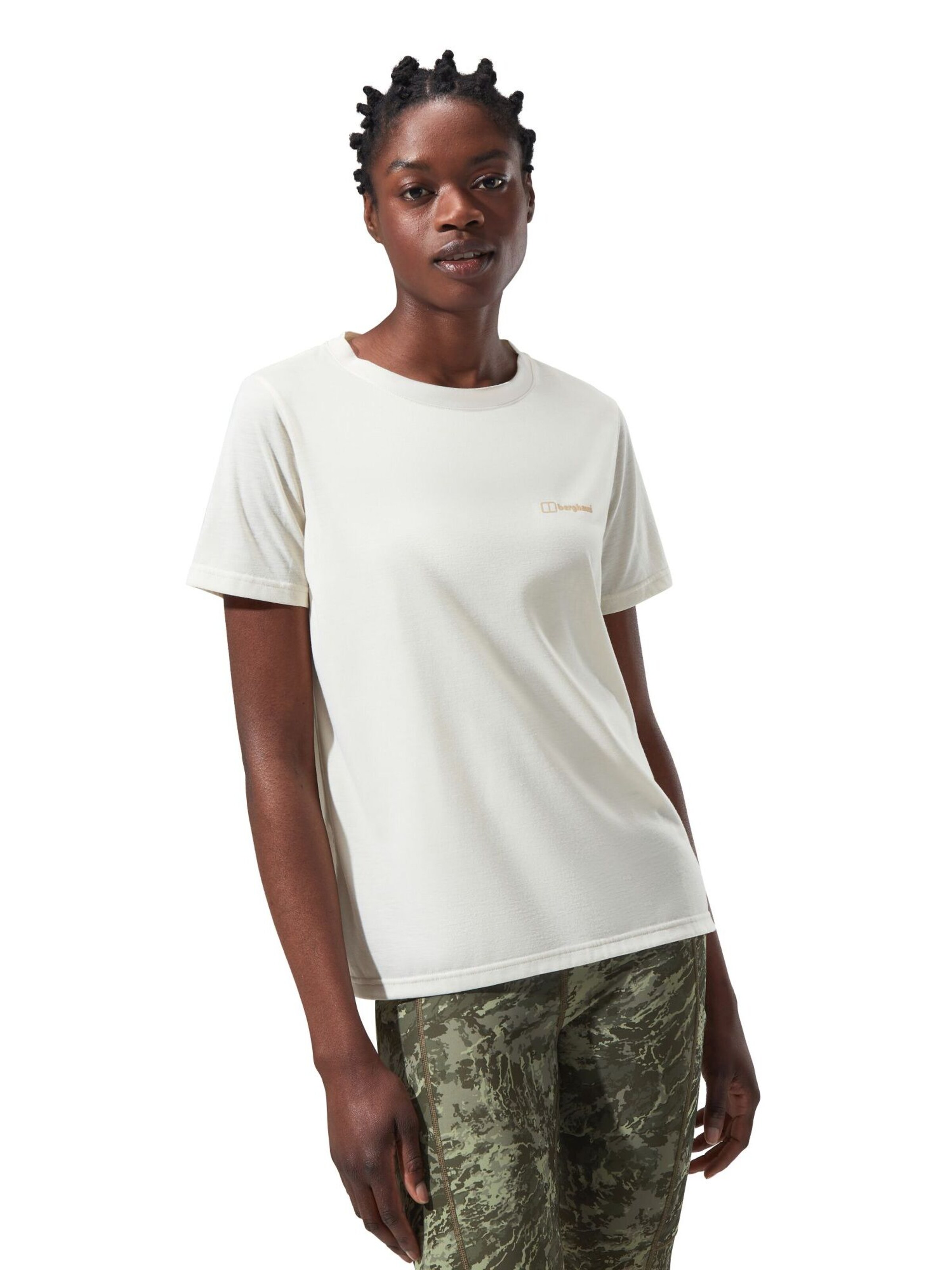 Berghaus Performance Shirt in White: front