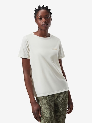 T-shirt fonctionnel Berghaus en blanc : devant