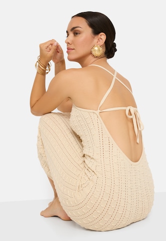 Robes en maille LSCN by LASCANA en beige
