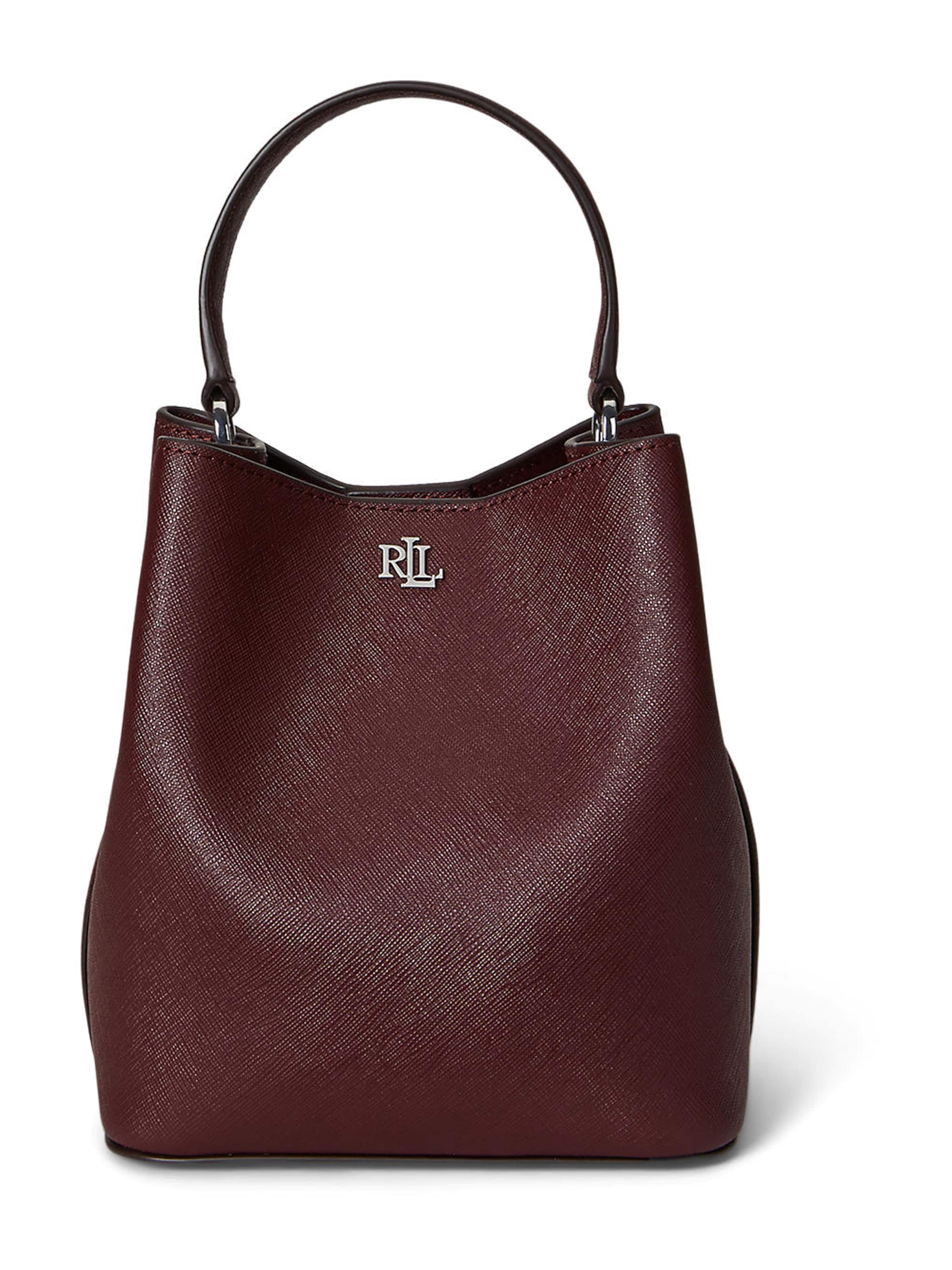 Borsa a mano 'Reese' di Lauren Ralph Lauren in rosso: frontale