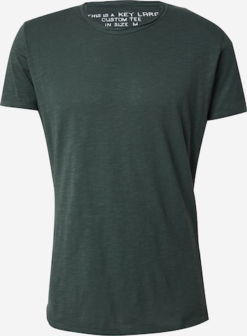 Tricou 'T BREAD' de la Key Largo pe verde: față