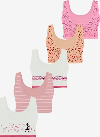 LOREZA Bustier BH 'Mädchen Bustier Ava' in Gemengde kleuren: voorkant