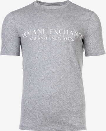 Coupe regular T-Shirt ARMANI EXCHANGE en gris : devant