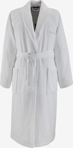Ralph Lauren Home Long Bathrobe 'DULANEY' in White: front