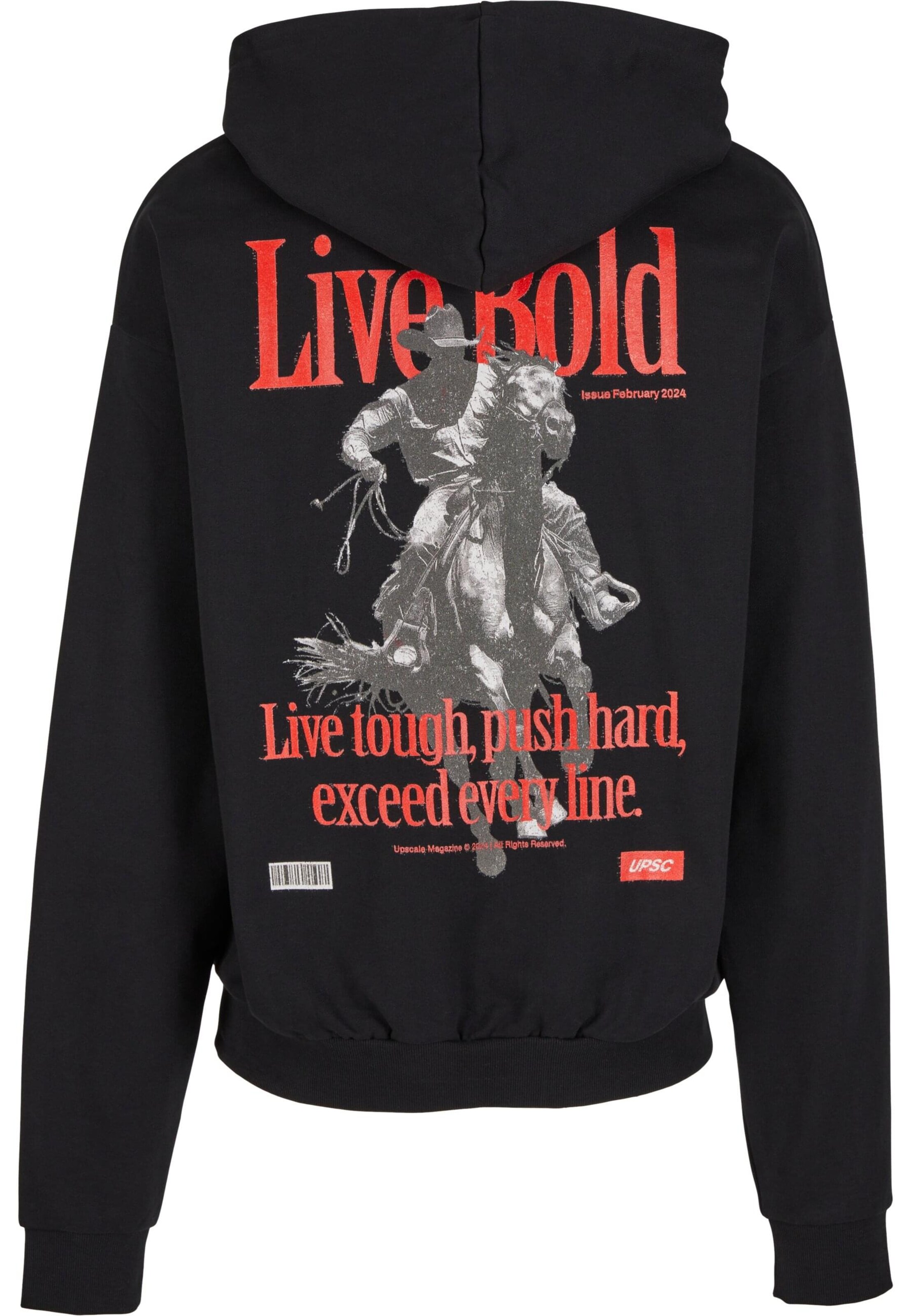 Felpa 'Live Bold' di Mister Tee in nero